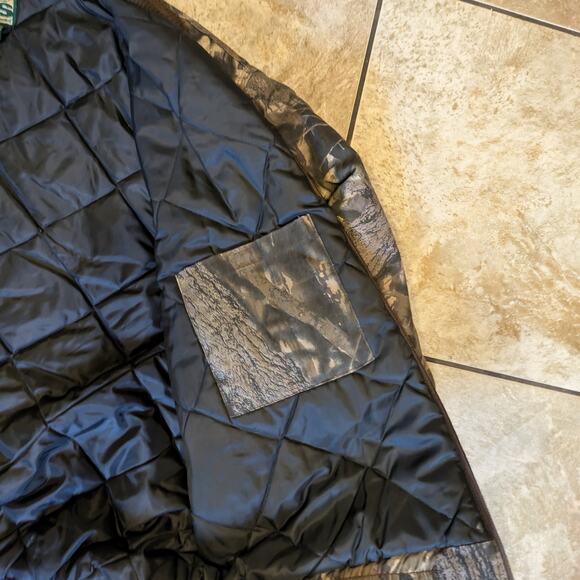 Gander Mountain Mens 2XL Jacket Hunting Mossy Oak Camo Lined Winter Coat Quilted - Picture 9 of 13